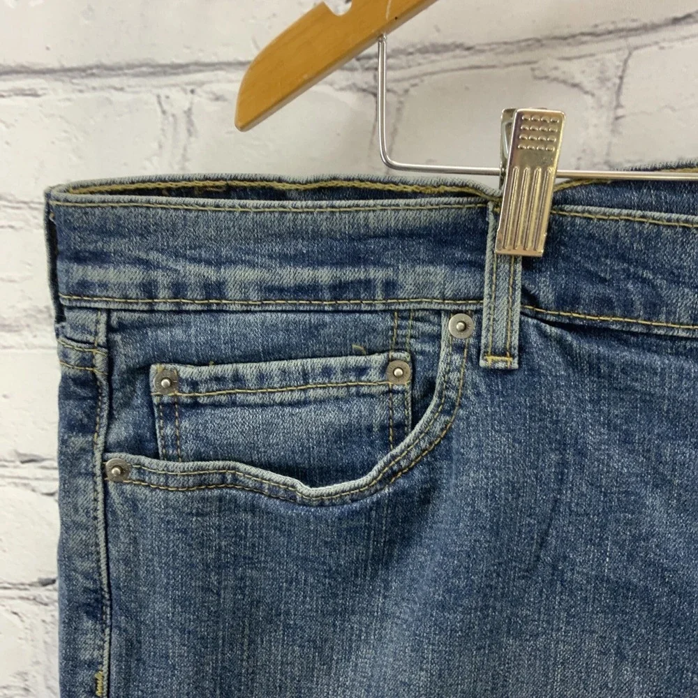 Signature Levi Strauss Blue Jeans Mens‎ Sz 44 X 30 Regular Straight Fit